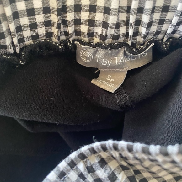 T by Talbots gingham skort small petite like new - Picture 2 of 4